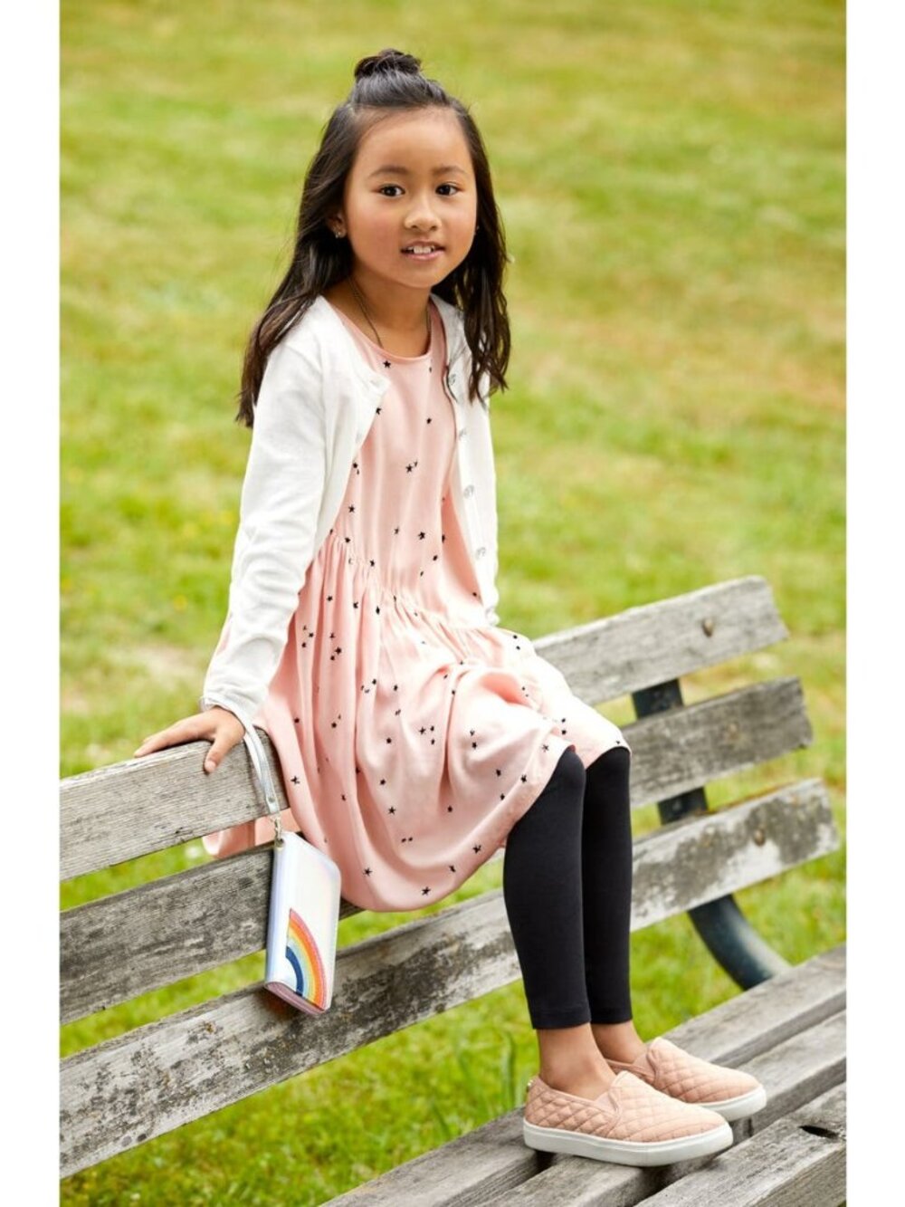 Tucker + Tate Kids' Sparkle Cardigan in Silver Sparkle 5 New Nwt Nordstrom Knit